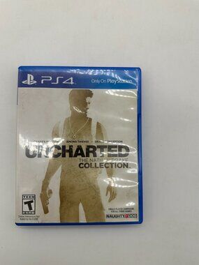 EUC PS4 Uncharted Nathan Play Station Gaming Game Disc Teen Rating Naughty Dog